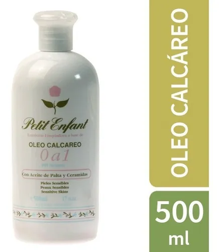 PETIT ENFANT OLEO CALCAREO DE 0 A 1 X500ML – Pañalera Belyan